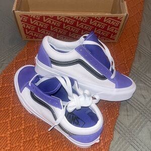 Big Kids Vans Royal Blue Size 4